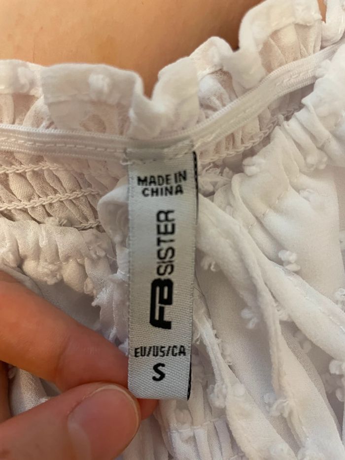 Robe Combinaison-Short blanche RP Sister - photo numéro 3