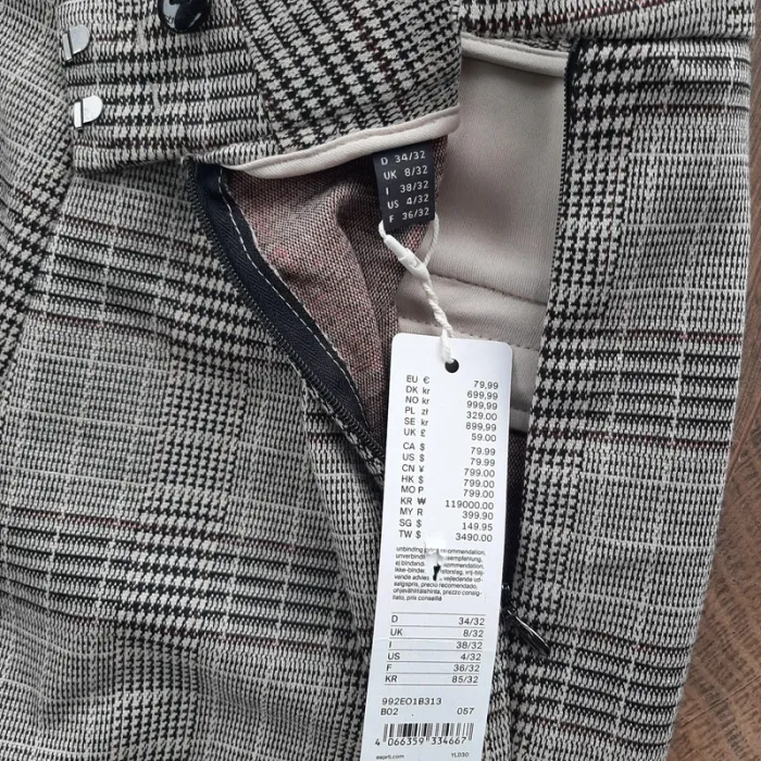 Pantalon à carreaux Esprit taille 36/32 - photo numéro 4