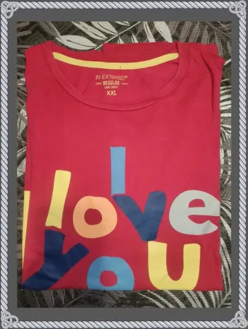T-shirt I Love you dad in extenso
