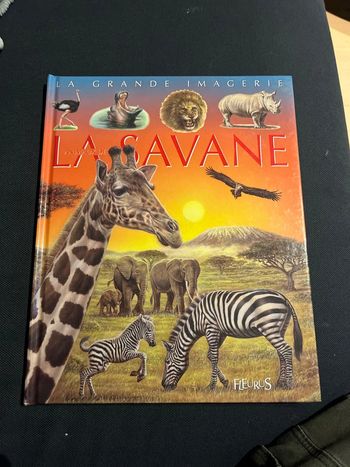 Livre pour enfants la grande imagerie fleurus les animaux de la savane