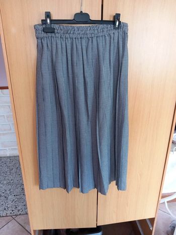 Jupe longue plissée T40 polyester