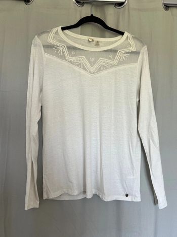 Haut manches longues blanc