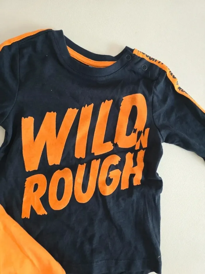 Lot de 2 tee shirt manches longues - photo numéro 3