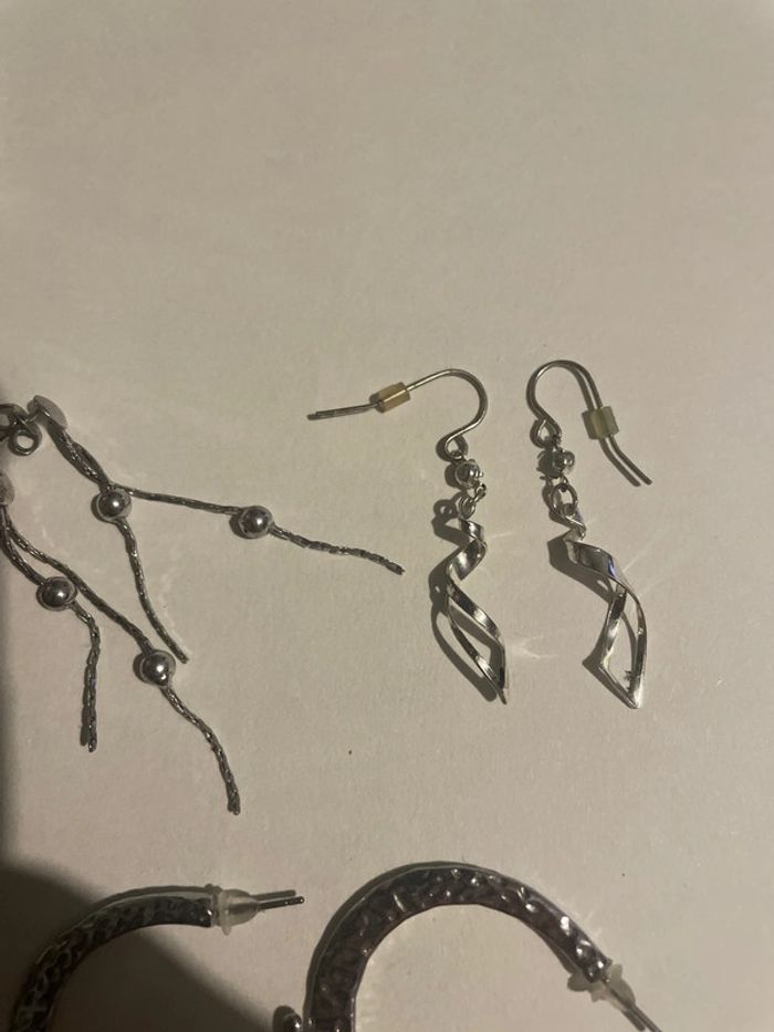 Lot des 7 paire de boucles d’oreilles - photo numéro 6
