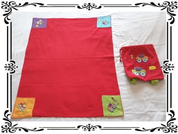 Couverture + sac à dos.