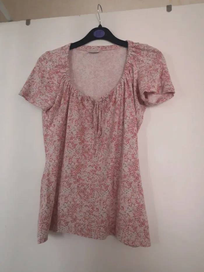 T shirt fleuri
