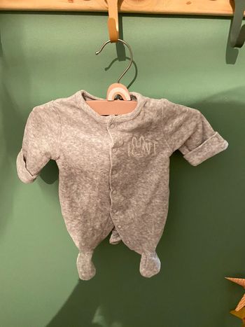 Pyjama velours Kiabi 00 mois