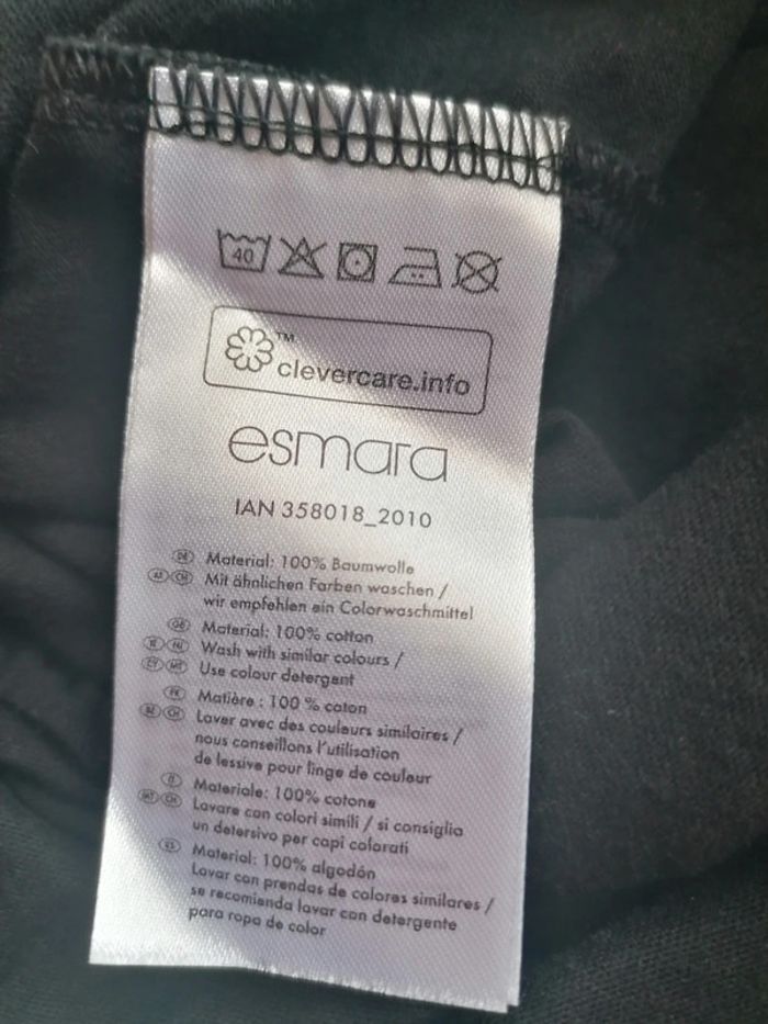 Combishort noir 42 Esmara mesures en photos - photo numéro 7