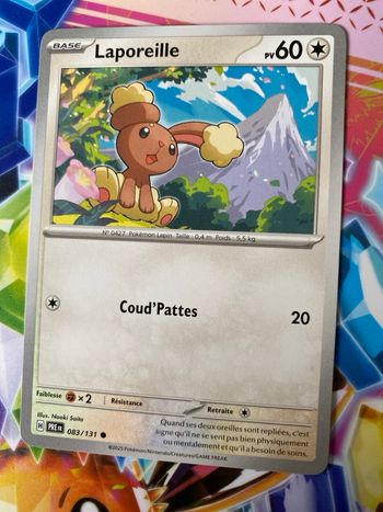 Carte Pokémon commune neuf