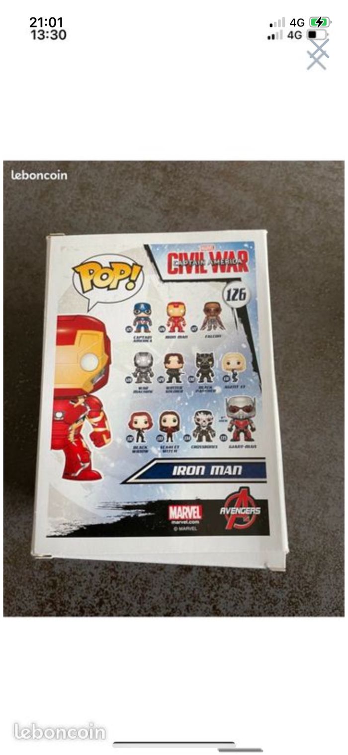 Figurine funko pop Iron man - photo numéro 5