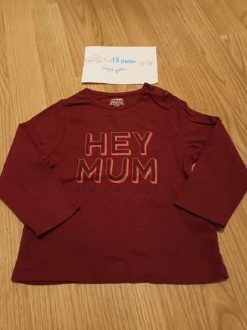 Tshirt 18 mois kiabi