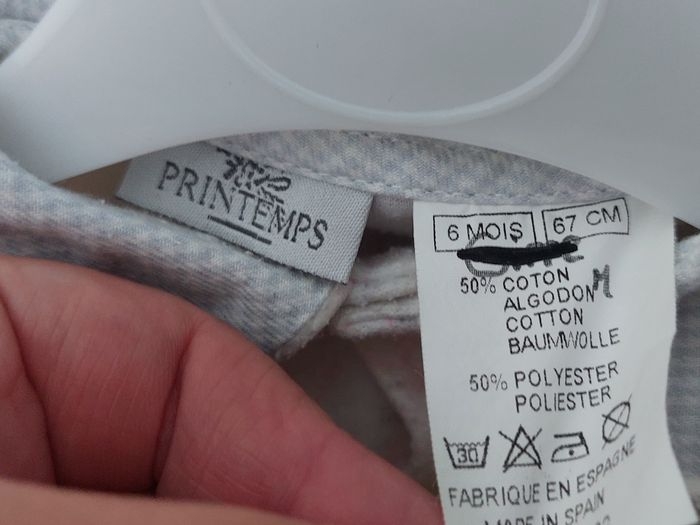 Ensemble fille "PRINTEMPS" - 6 mois - photo numéro 7