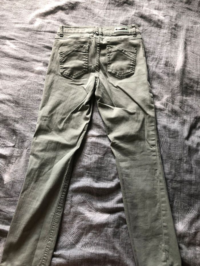 Pantalon slim vert clair GDM T36 - photo numéro 2