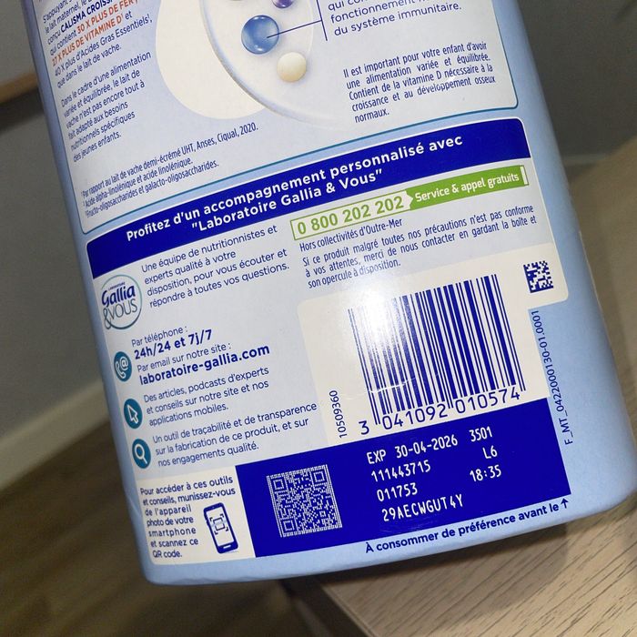 Lait Gallia 3 - photo numéro 2