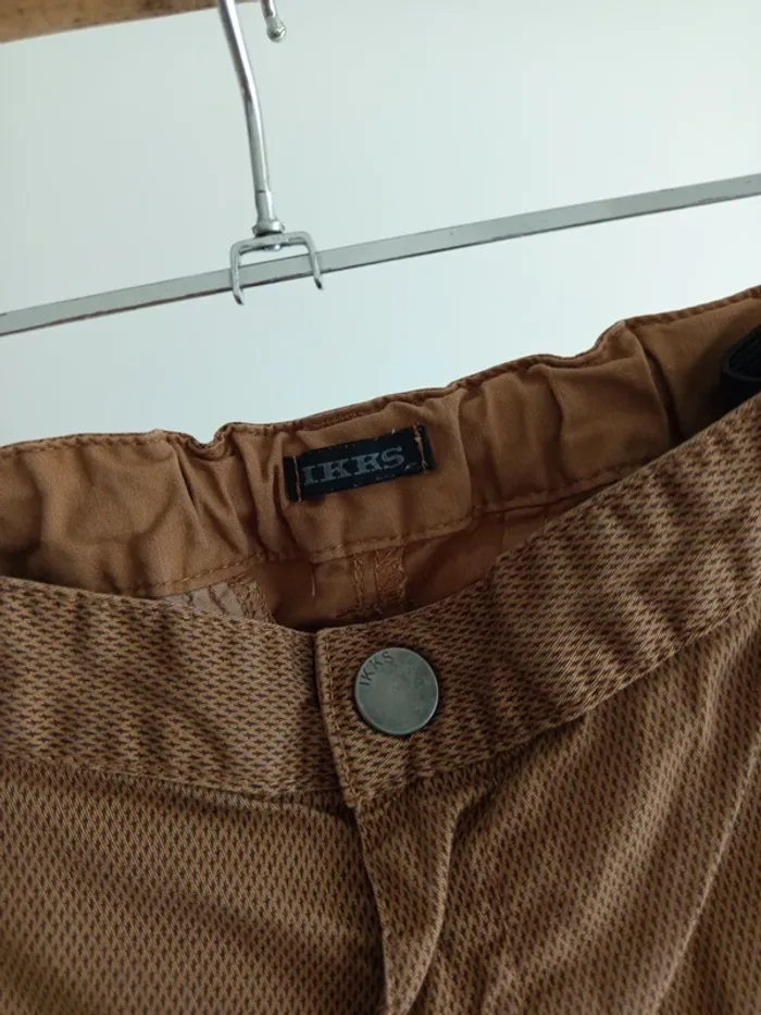 Short bermuda chino taille réglable élastique IKKS 12 ans - photo numéro 3