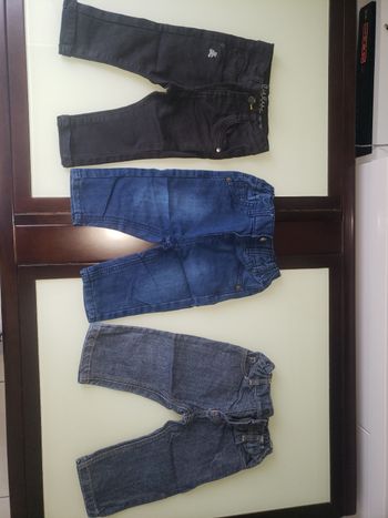 Lot de 3 jeans 12 mois