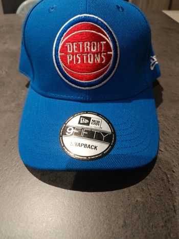 Casquette NBA détroit pistons bleu