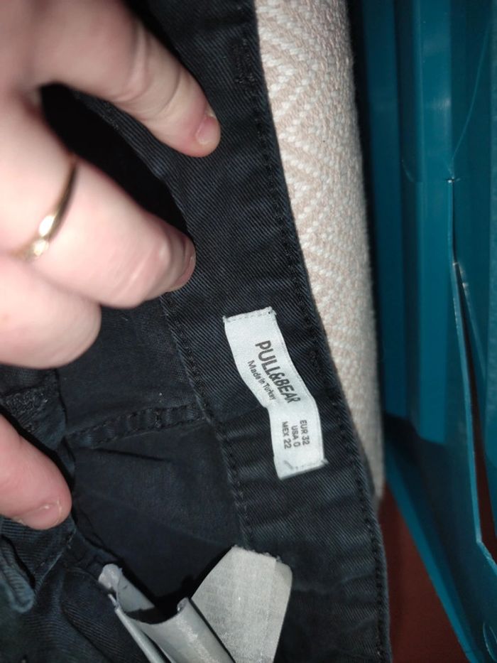 Pantalon noir pull & bear 12 ans - photo numéro 3