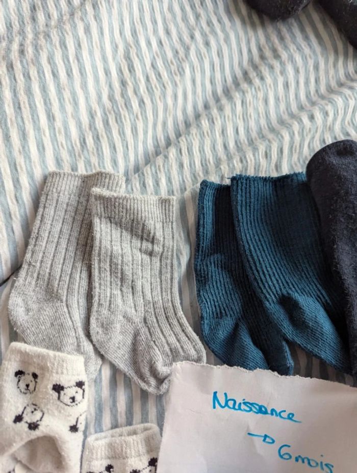 Lot de 7 paires de chaussettes naissance - 6 mois - photo numéro 3