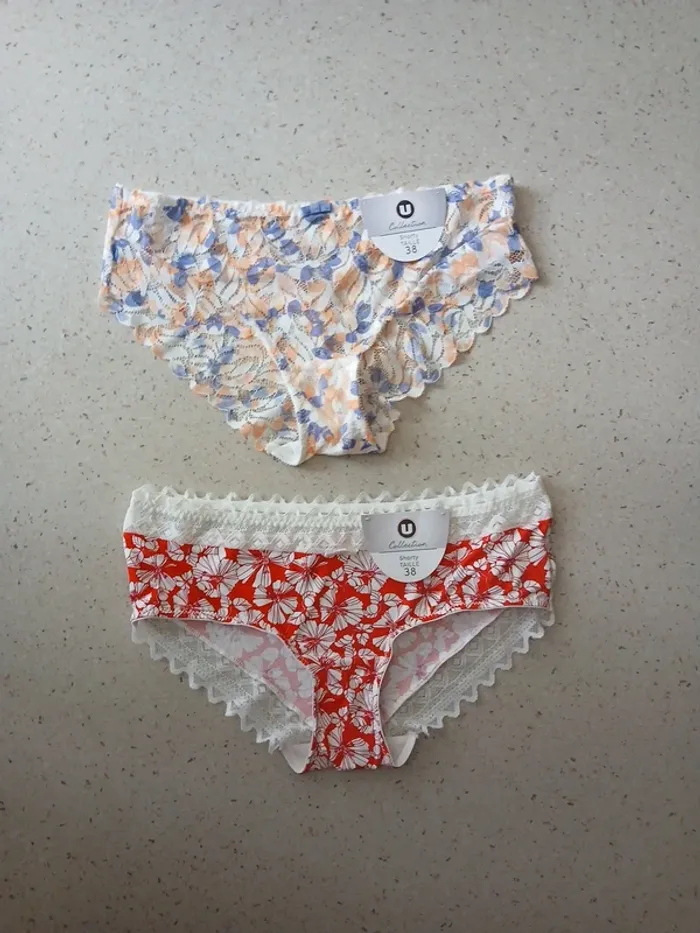 Lot 2 shorty taille 38