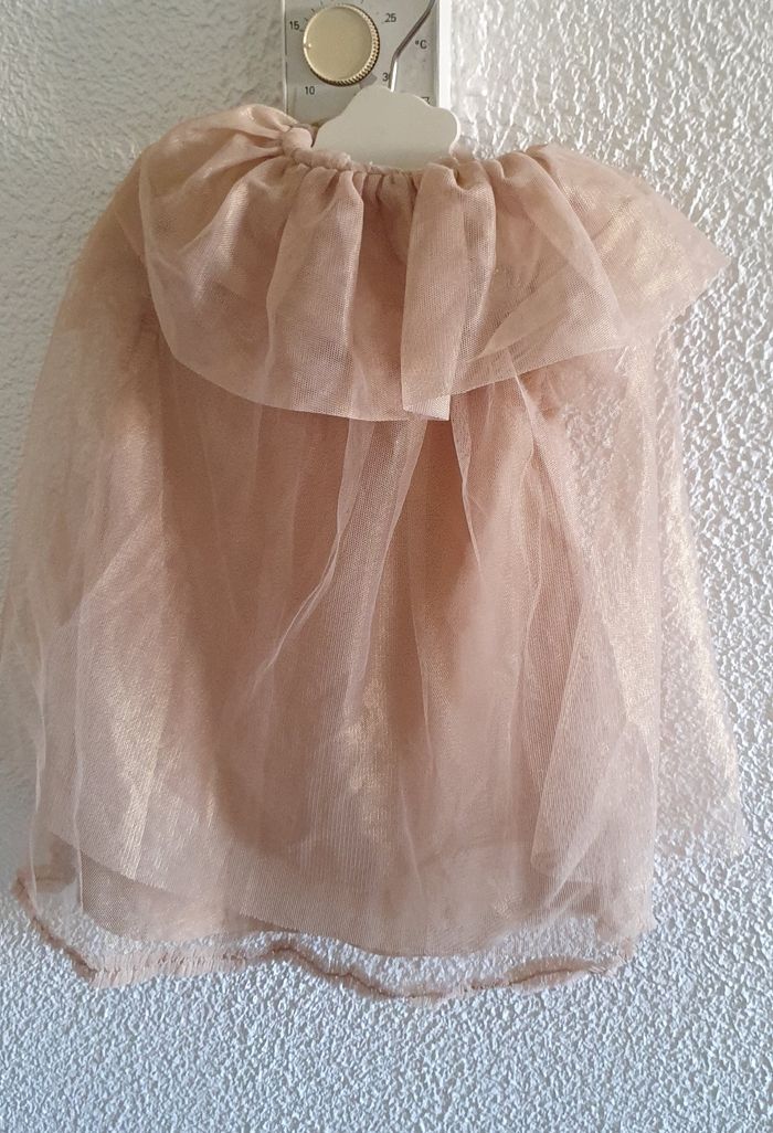 Ensemble robe et cape de fête 6/12 mois - photo numéro 2