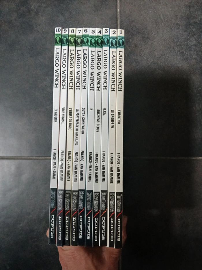 Lot de 10 bd largo winch 1 à 10, EO - photo numéro 2