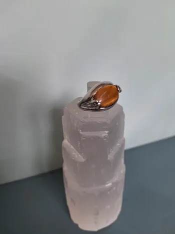 Bague œil de tigre - Taille 16