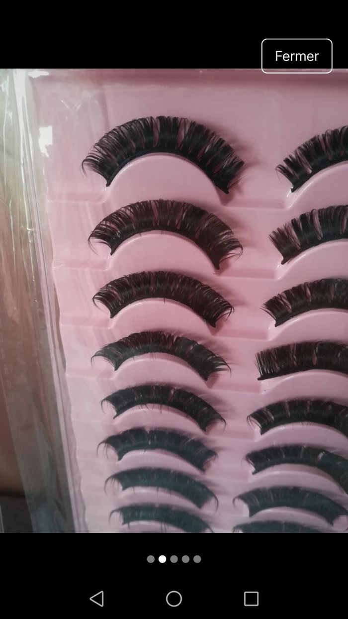 Lot de 3 boîtes à faux cils, neufs dans leurs boîtes - photo numéro 2