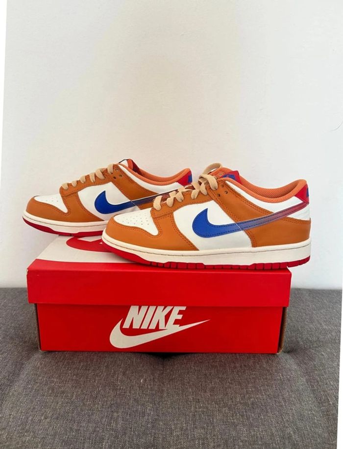 Nike Dunk Low Hot Curry Game Royal - photo numéro 3