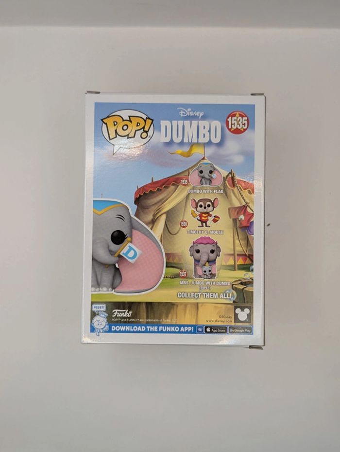 Funko Pop : Disney Dumbo - 1535 - Dumbo with Flag - photo numéro 3