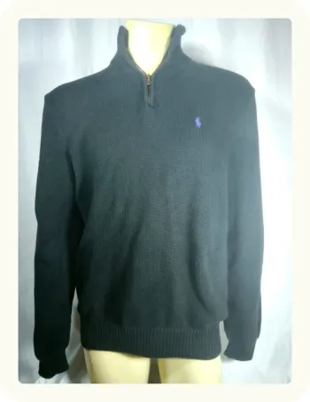 Pull col camionneur homme Ralph Lauren Taille M 38