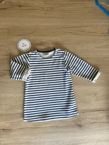 Robe marinière hiver bébé fille 12 mois Tape à l’œil