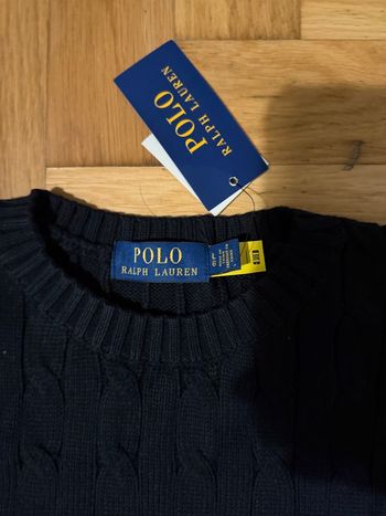 Pull Ralph Lauren torsadé neuf 