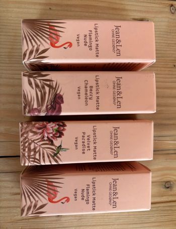 lot de 3 Lipsticks Matte Vegan Jean & len