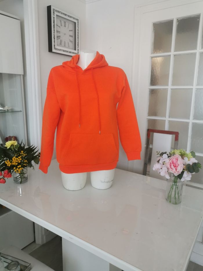 🧡🤍Jolie Sweat A Capuche Shein 🧡🤍 - photo numéro 8