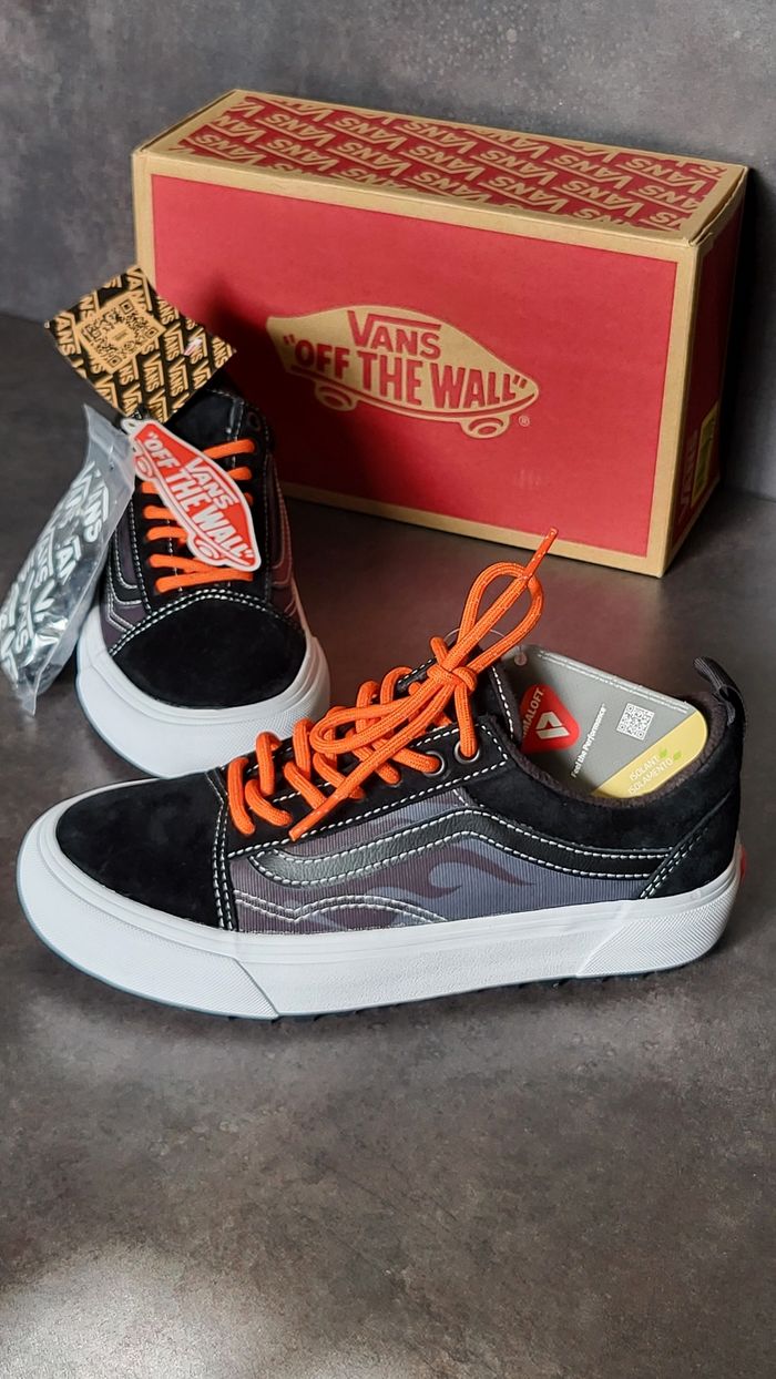 Vans Old Skool Mte Tonal Flame Black Asphalt - Unisex - Size : 36.5 🌈🌈 - photo numéro 4
