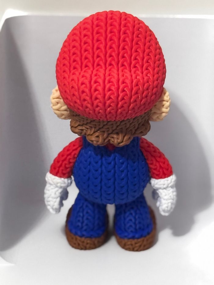 Mario version tricoté 20cm - photo numéro 4