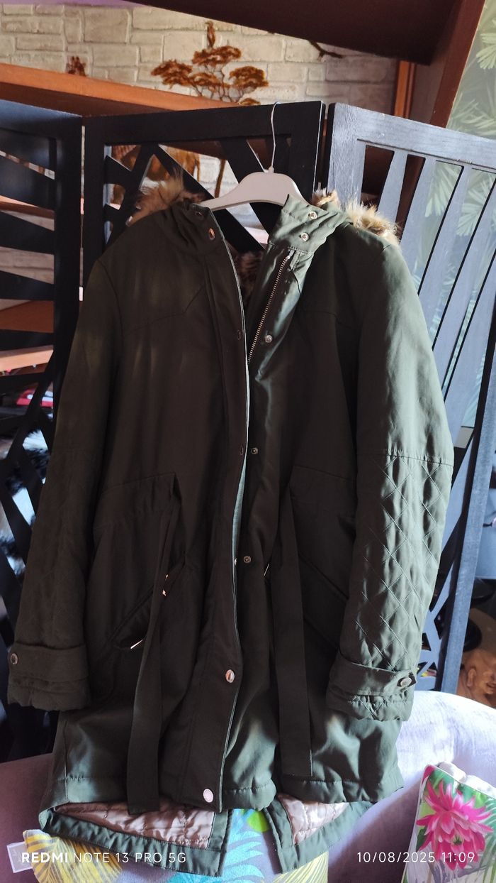 Parka femme verte kaki - photo numéro 2