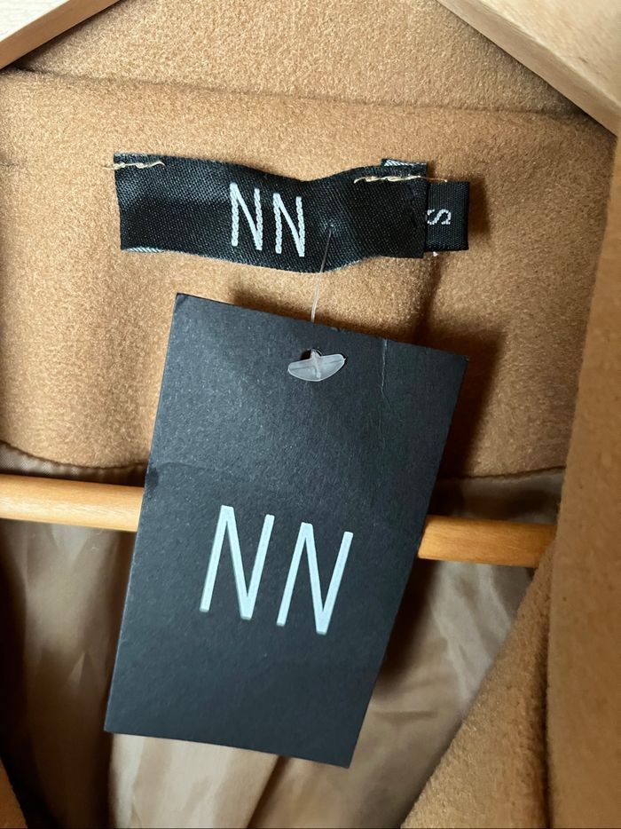 Long manteau avec  ceinture couleur taupe T.S NaaNaa neuf 🍂 - photo numéro 3