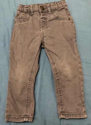 Jean skinny gris 18 mois