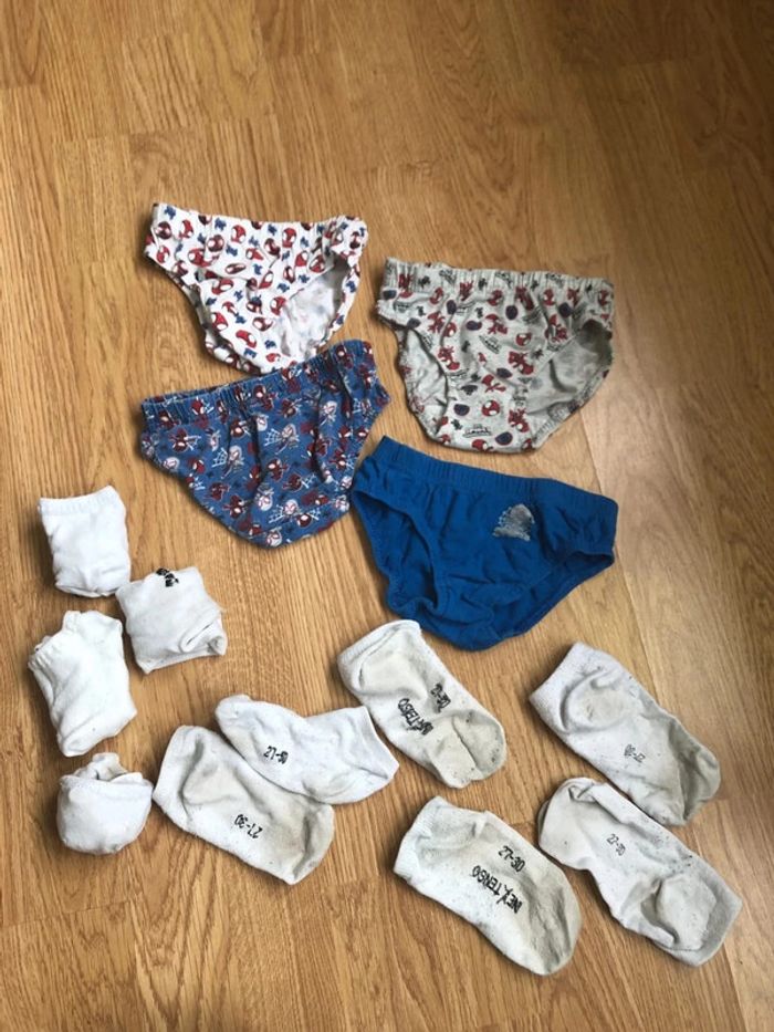 Lot slip chaussettes