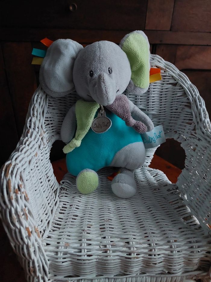 Doudou Éléphant Baby nat