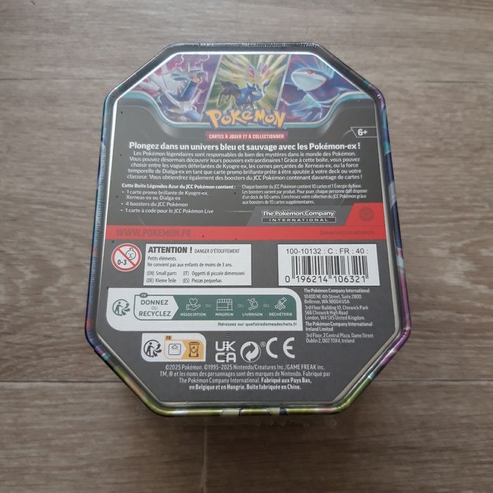 Boîte en métal Pokémon Pokébox Légendes Azur Xerneas EX NEUVE - photo numéro 2