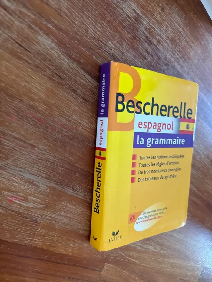 Livre Bescherelle espagnol la grammaire - photo numéro 2
