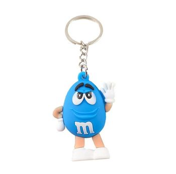 Porte-clés "Mms" bleu