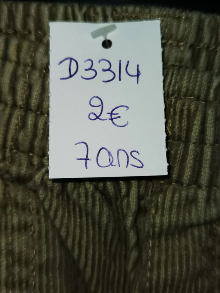 D3314 - pantalon garçon 7 ans - photo numéro 3