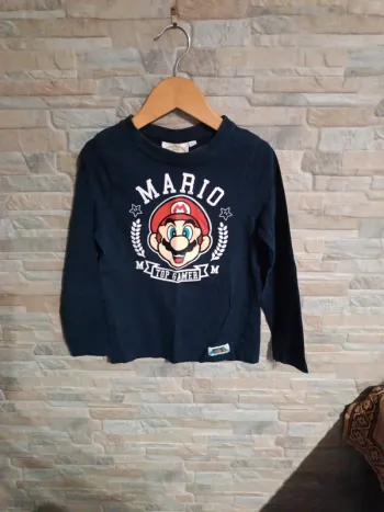 T-shirt marine Nintendo 6A