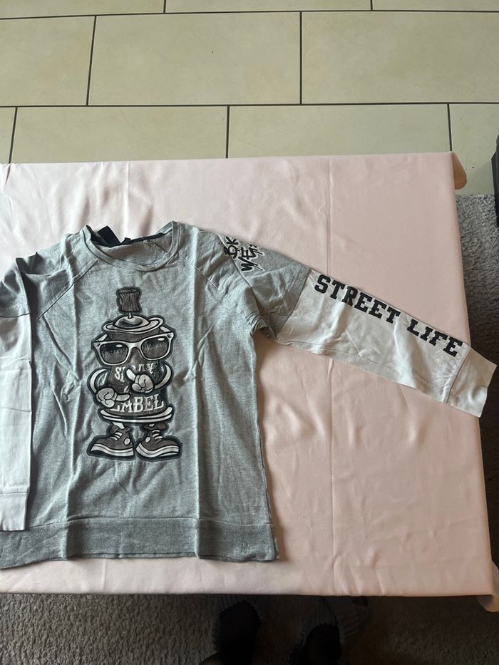 Tee shirt manches longues  BKL Wear 12 ans - photo numéro 3