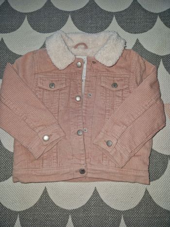 Veste velours fille 4 ans