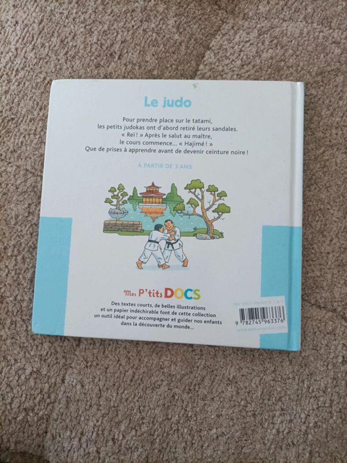 Livre Mes p'tits Docs Le judo - photo numéro 2